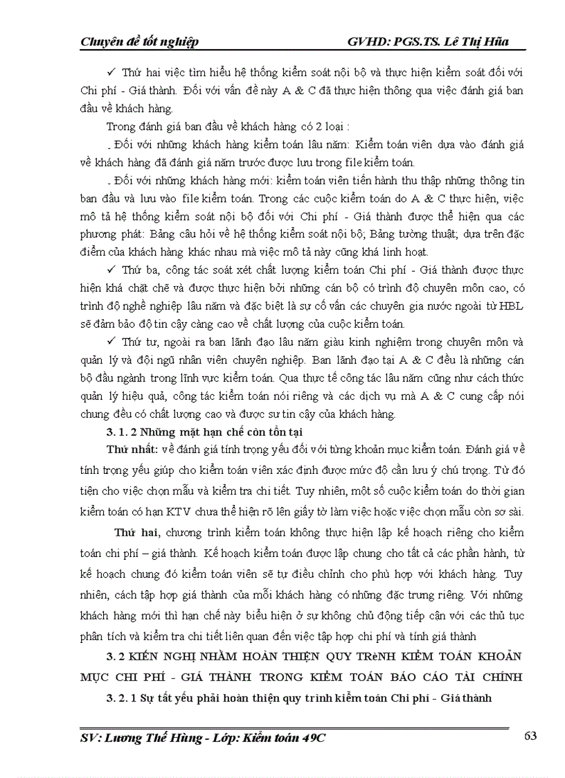 image for page Vận dụng quy trình kiểm toán vào kiểm toán CPSX và tính giá thành sản phẩm trong kiểm toán Báo cáo tài chính do Công ty TNHH Kiểm toán và tư vấn A&C thực hiện