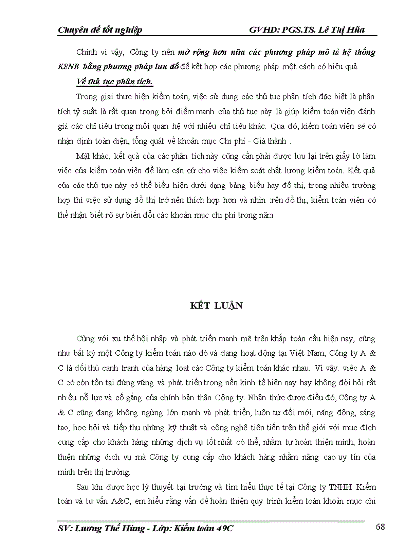 image for page Vận dụng quy trình kiểm toán vào kiểm toán CPSX và tính giá thành sản phẩm trong kiểm toán Báo cáo tài chính do Công ty TNHH Kiểm toán và tư vấn A&C thực hiện