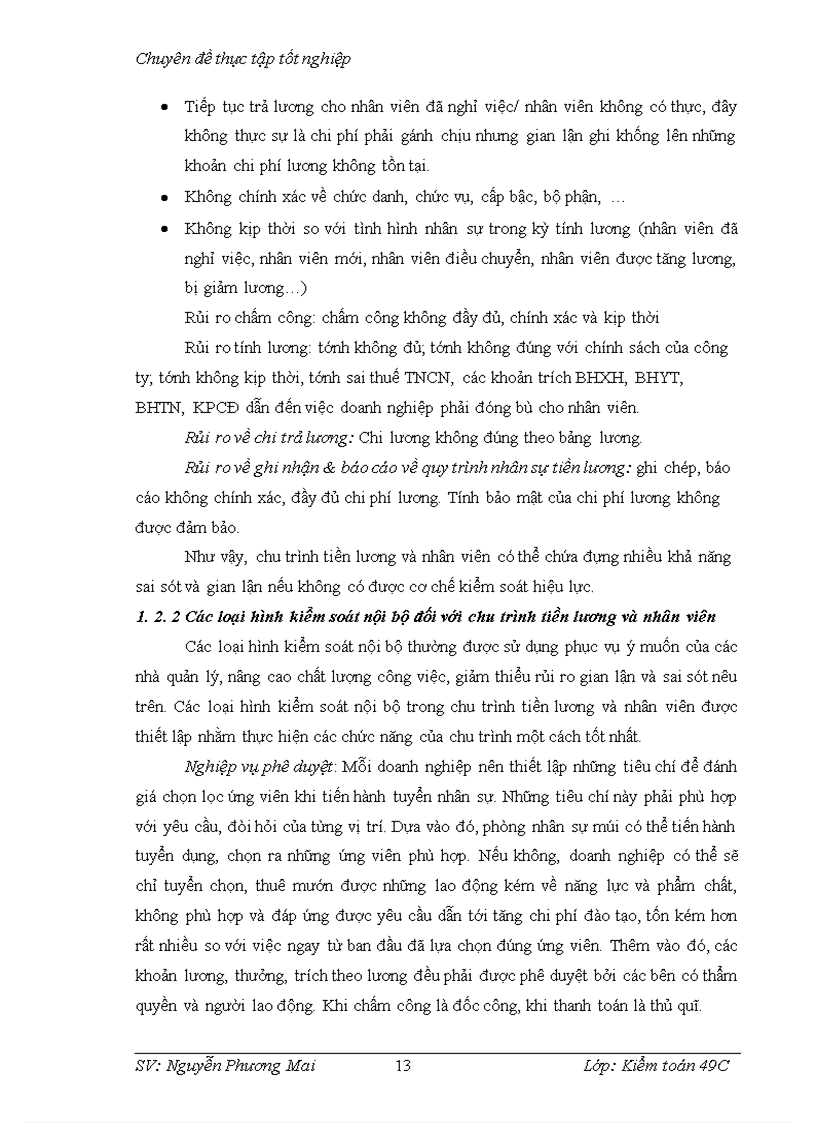 image for page Vận dụng quy trình kiểm toán vào kiểm toán chu trình tiền lương và nhân viên trong kiểm toán báo cáo tài chính do Công ty TNHH KPMG Việt Nam thực hiện