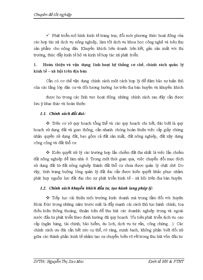image for page Thực trạng và giải phỏp chuyển dịch cơ cấu kinh tế nụng thụn theo ngành huyện Hoài Đức – Tp. Hà Nội