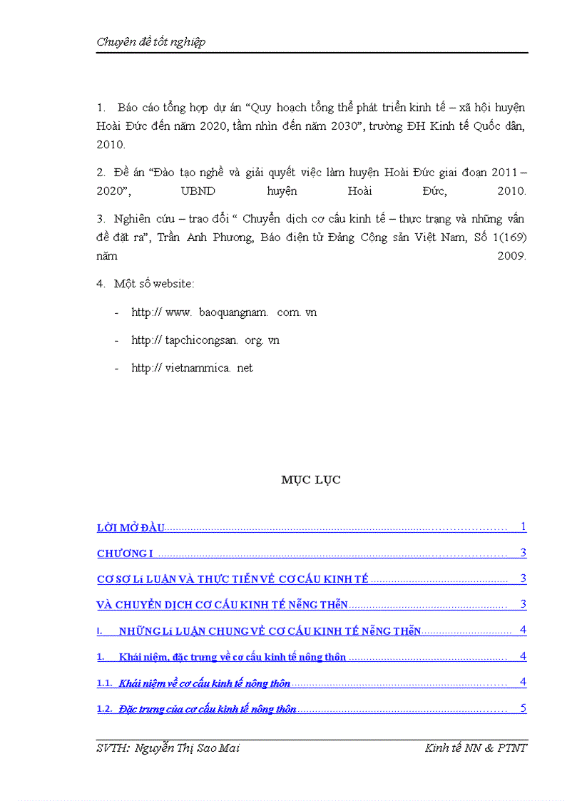 image for page Thực trạng và giải phỏp chuyển dịch cơ cấu kinh tế nụng thụn theo ngành huyện Hoài Đức – Tp. Hà Nội