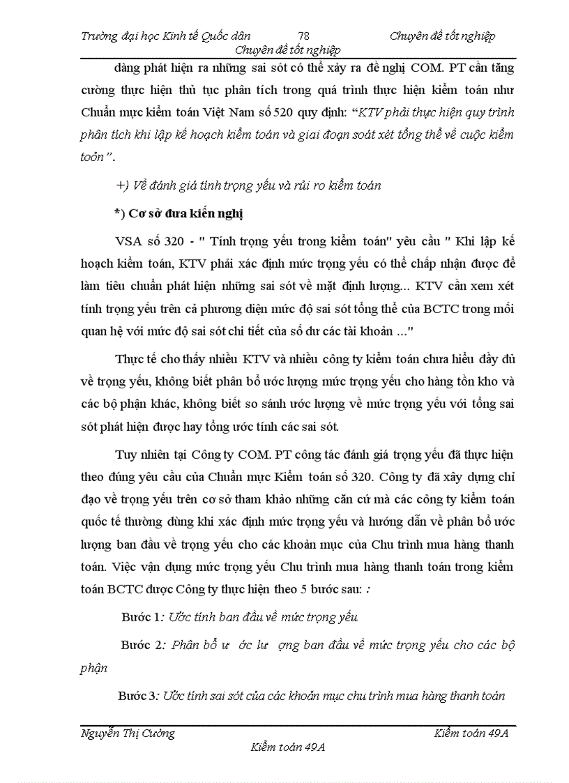 image for page Vận dụng quy trình kiểm toán vào kiểm toán chu trình mua hàng – Thanh toán trong kiểm toán tài chính do Công ty TNHH Kiểm Toán COM.PT thực hiện