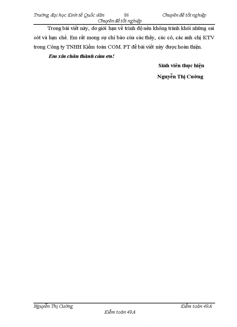 image for page Vận dụng quy trình kiểm toán vào kiểm toán chu trình mua hàng – Thanh toán trong kiểm toán tài chính do Công ty TNHH Kiểm Toán COM.PT thực hiện