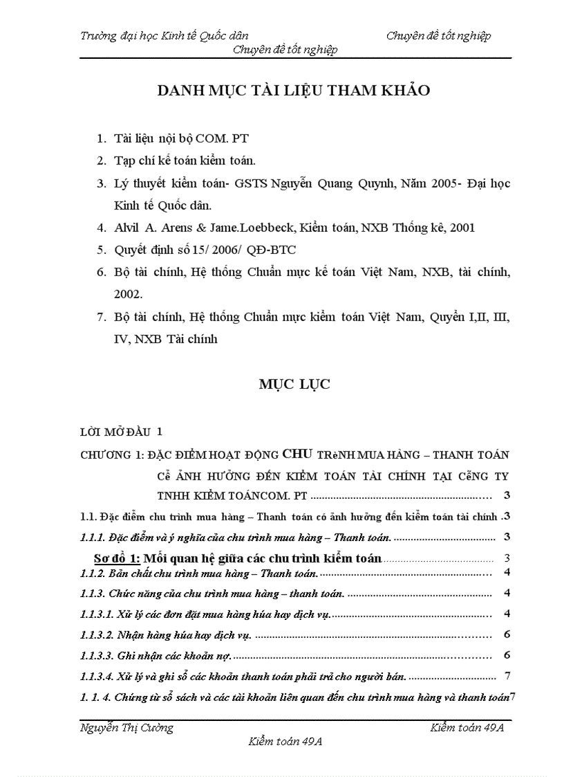 image for page Vận dụng quy trình kiểm toán vào kiểm toán chu trình mua hàng – Thanh toán trong kiểm toán tài chính do Công ty TNHH Kiểm Toán COM.PT thực hiện