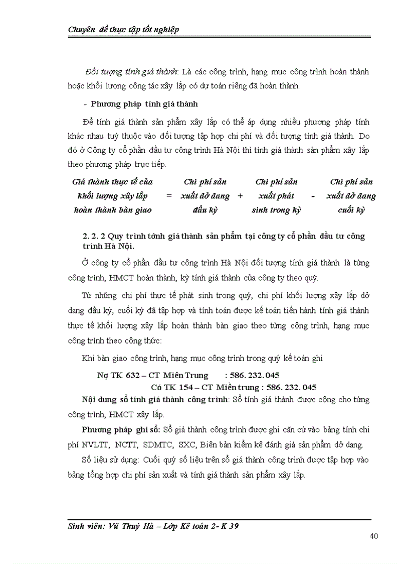 image for page Hoàn thiện Kế toán chi phí sản xuất và tính giá thành sản phẩm tại Công ty Cổ phần Đầu tư Công trình Hà Nội