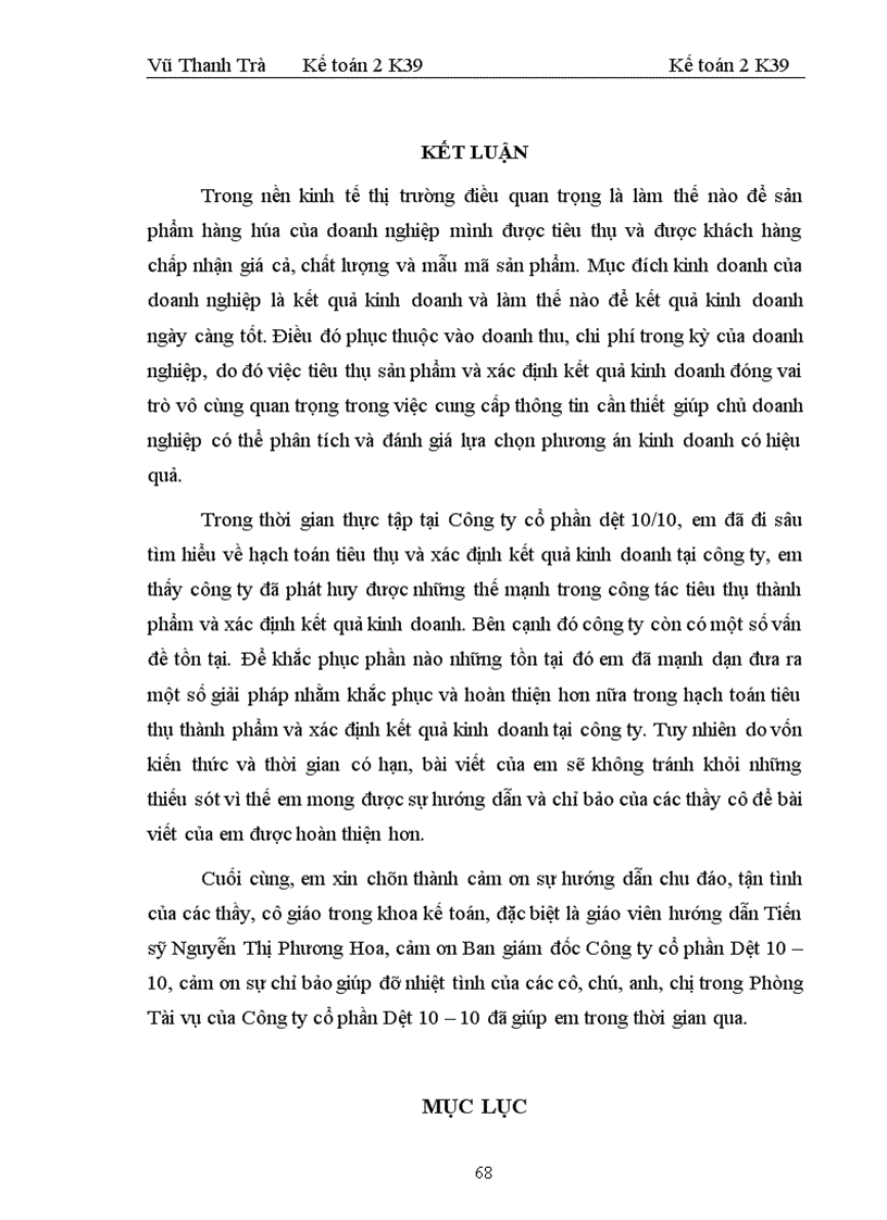 image for page Hoàn thiện công tác kế toán tiêu thụ và xác định kết quả tiêu thụ tại công ty cổ phần dệt 10-10