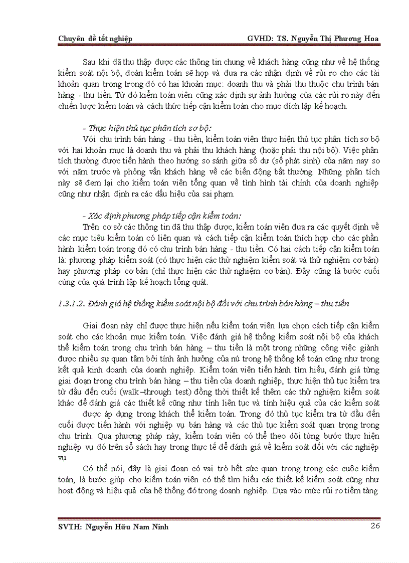 image for page Vận dụng quy trình kiểm toán vào kiểm toán chu trình bán hàng - thu tiền trong kiểm toán báo cào tài chính do Công ty TNHH KPMG Việt Nam thực hiện