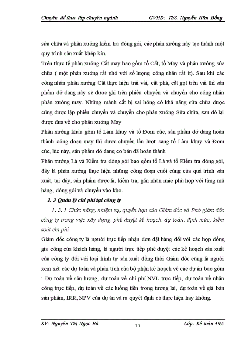 image for page Hoàn thiện kế toán chi phí sản xuất và tính giá thành sản phẩm tại công ty TNHH TAV