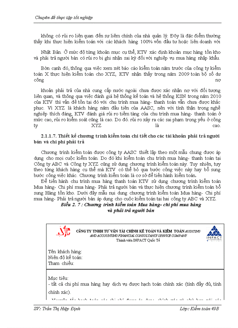 image for page Hoàn hiện quy trình kiểm toán chu trình mua hàng và thanh toán trong kiểm toán BCTC do Công ty Dịch vụ Tư vấn Tài chính Kế toán và Kiểm toán thực hiện