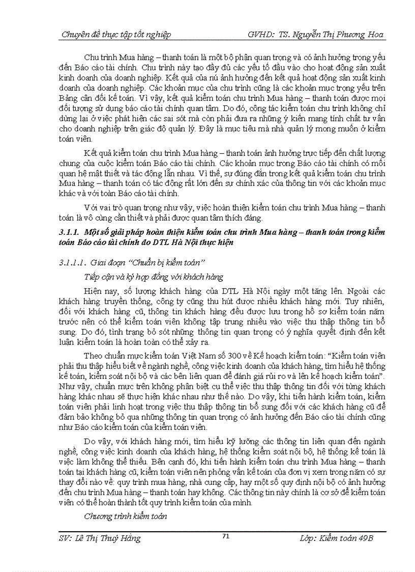 image for page Hoàn thiện quy trình kiểm toán chu trình Mua hàng – thanh toán trong kiểm toán Báo cáo tài chính do Công ty TNHH Kiểm toán DTL – văn phòng Hà Nội thực hiện