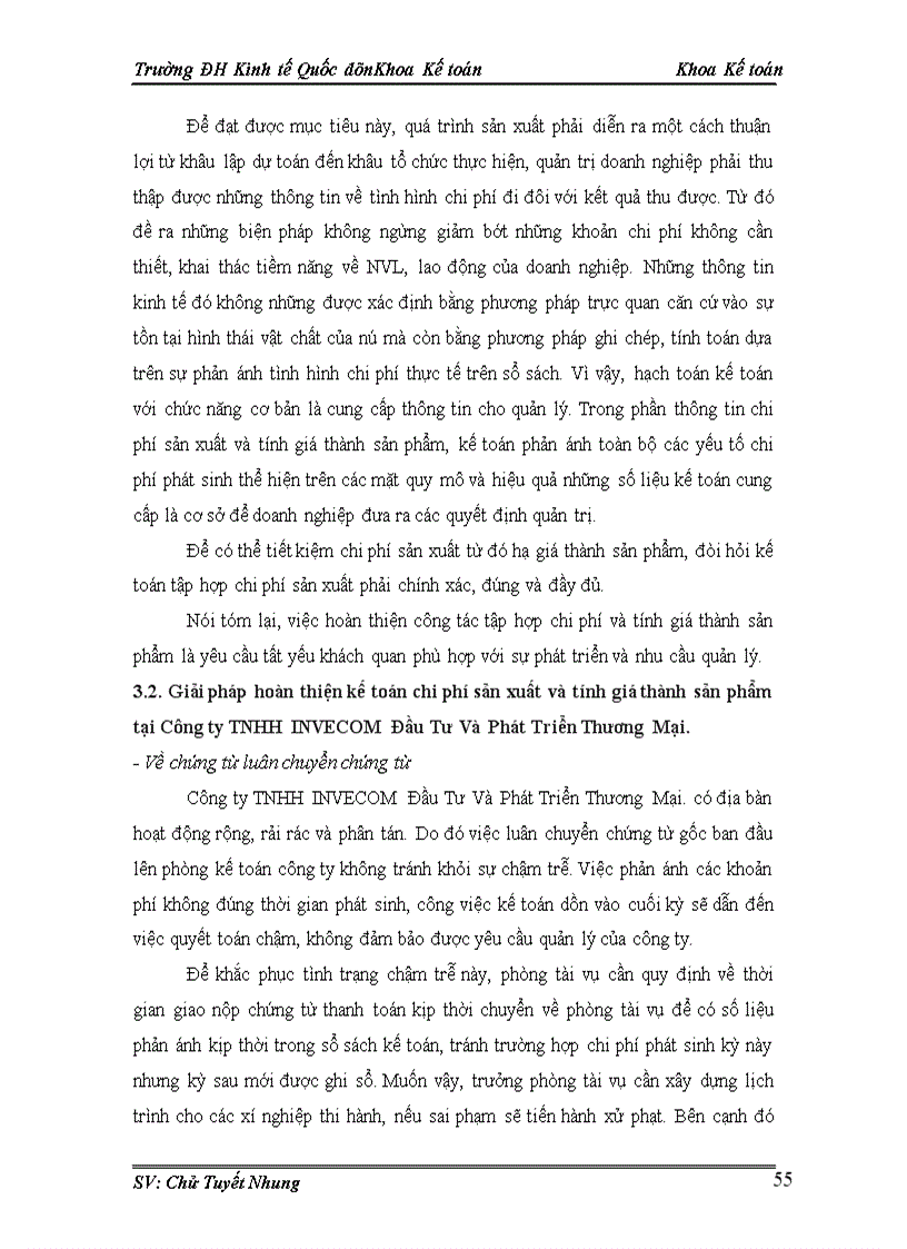 image for page Hoàn thiện kế toán chi phí sản xuất và tính giá thành sản phẩm tại công ty tnhh invecom đầu tư và phát triển thương mại
