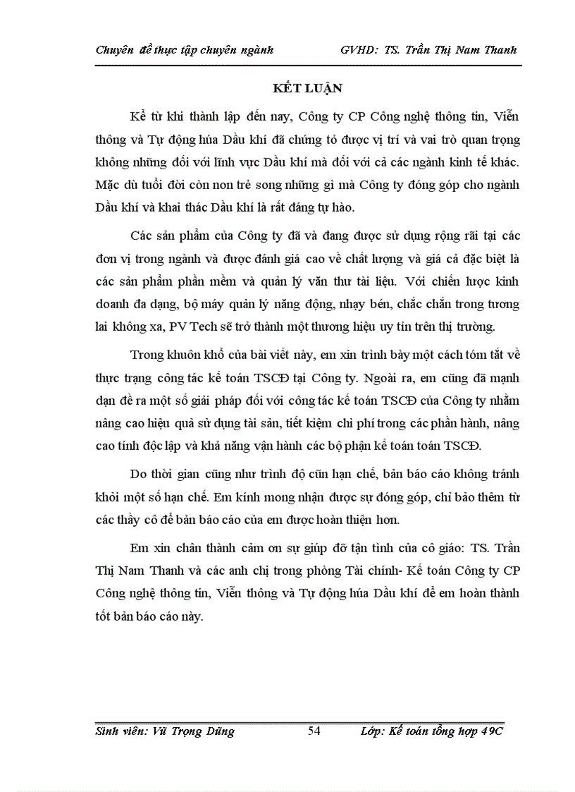 image for page Hoàn thiện kế toán tài sản cố định tại Công ty CP Công nghệ thông tin, Viễn thông và Tự động hóa Dầu khí