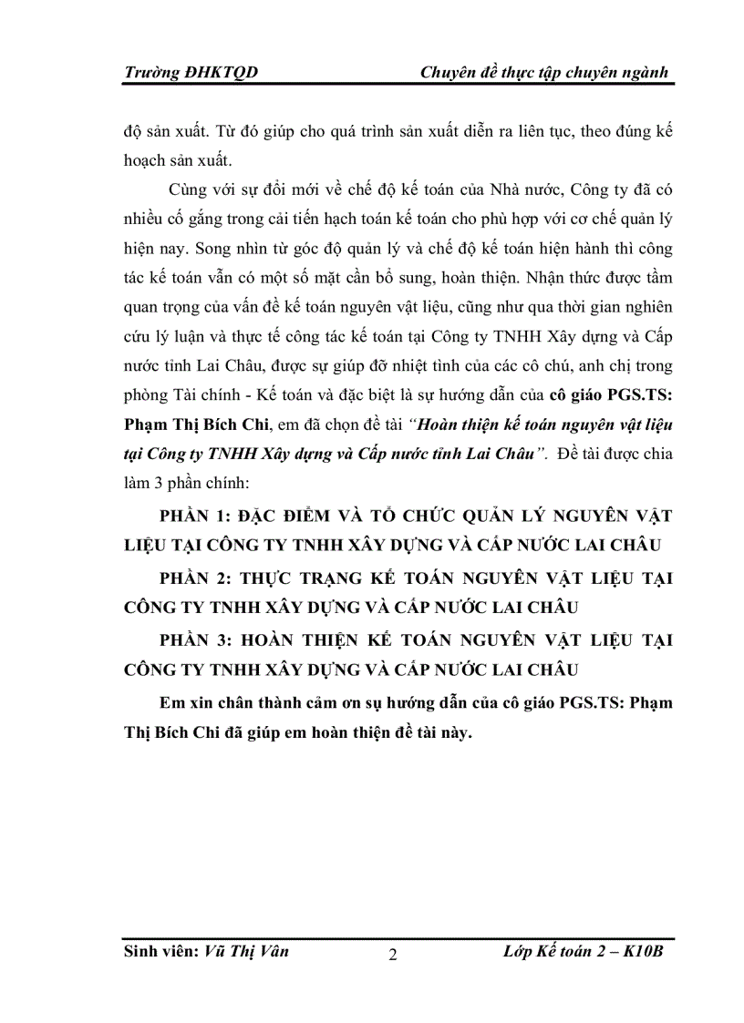 image for page Hoàn thiện kế toán nguyên vật liệu tại Công ty TNHH Xây dựng và Cấp nước tỉnh Lai Châu