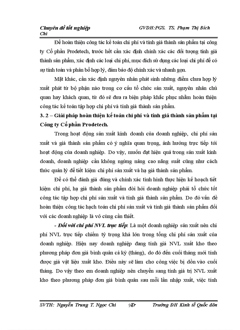 image for page Hoàn thiện kế toán chi phí sản xuất và tính giá thành sản phẩm tại Công ty Cổ phần Prodetech.