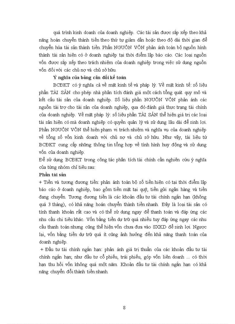 image for page Phân tích tài chính công ty Trí Tuệ Nhân Tạo làm chuyên đề thực tập