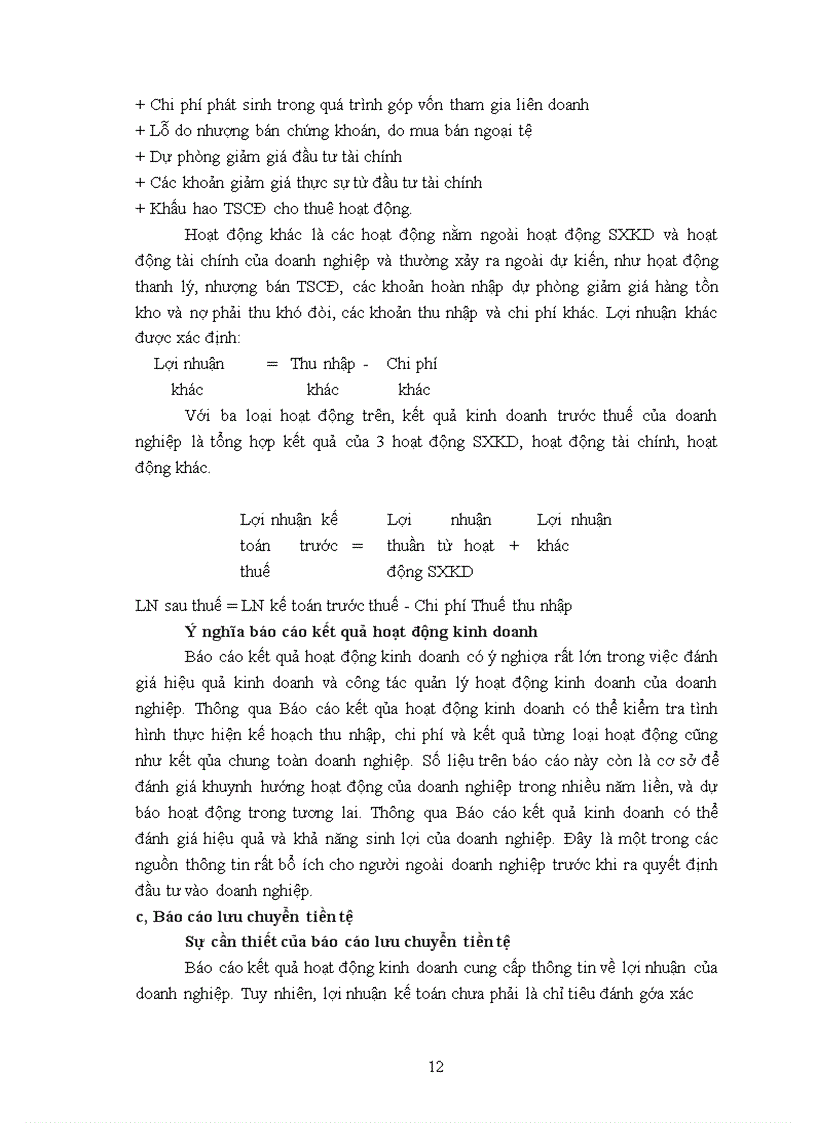 image for page Phân tích tài chính công ty Trí Tuệ Nhân Tạo làm chuyên đề thực tập