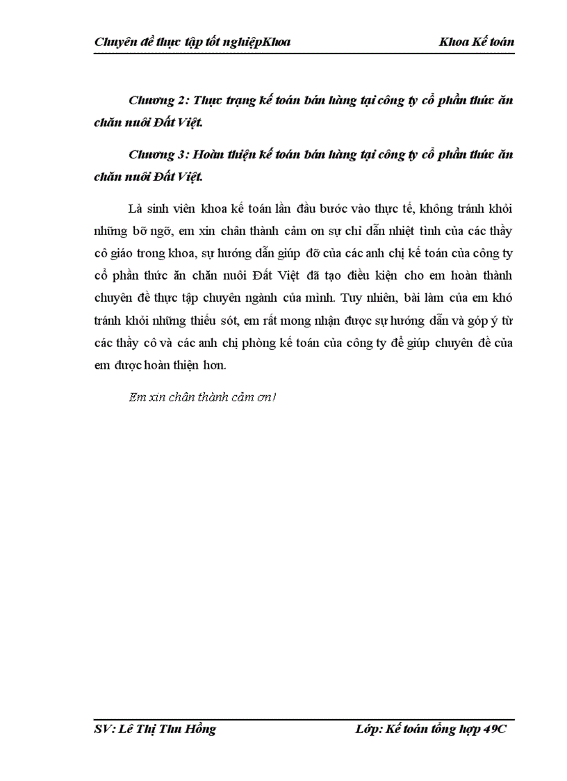 image for page Hoàn thiện kế toán bán hàng tại công ty cổ phần thức ăn chăn nuôi Đất Việt