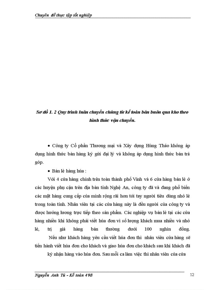 image for page Hoàn thiện kế toán bán hàng và xác định kết quả bán hàng tại Công ty Cổ phần Thương mại và Xây dựng Hùng Thảo