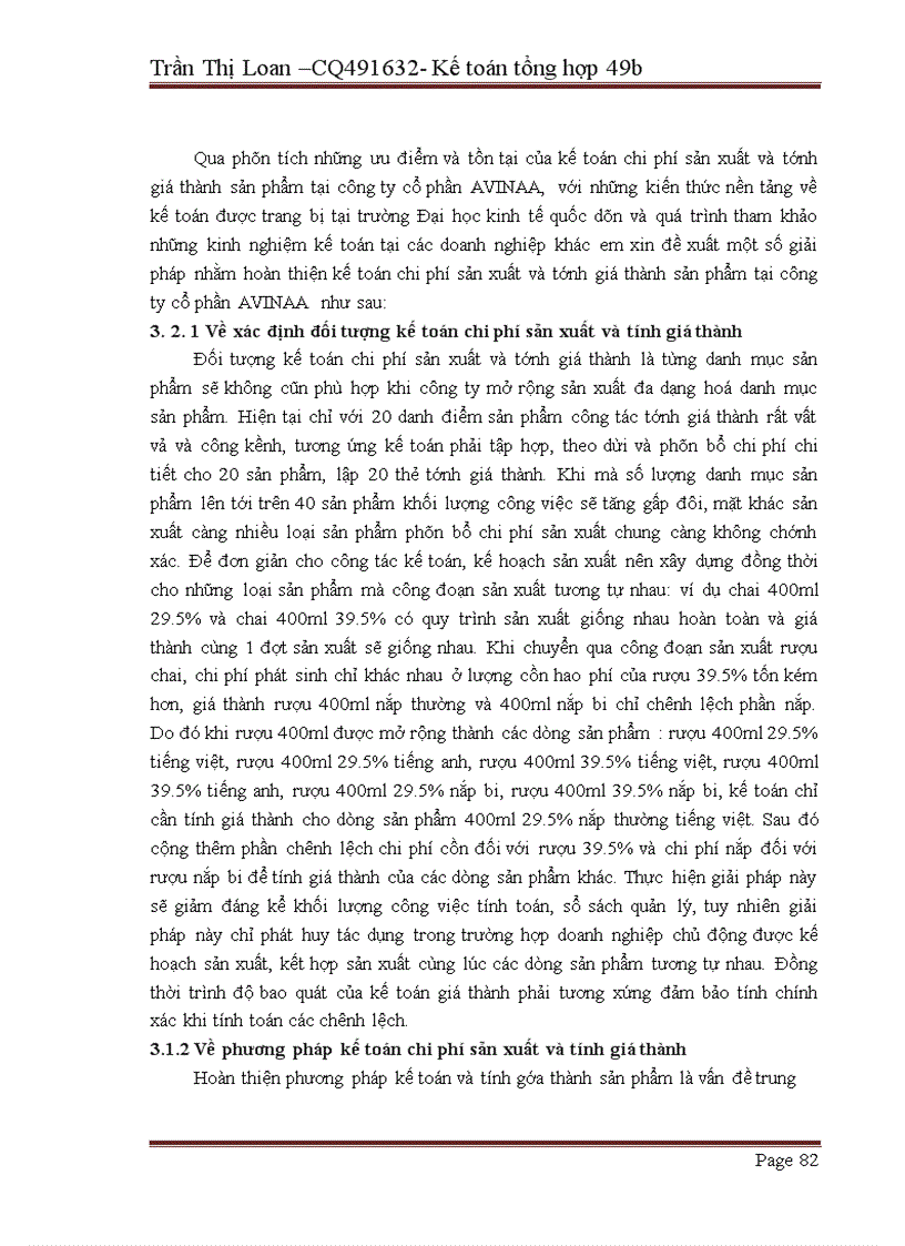 image for page Hoàn thiện kế toán chi phí sản xuất và tính giá thành sản phẩm tại công ty cổ phần AVINAA