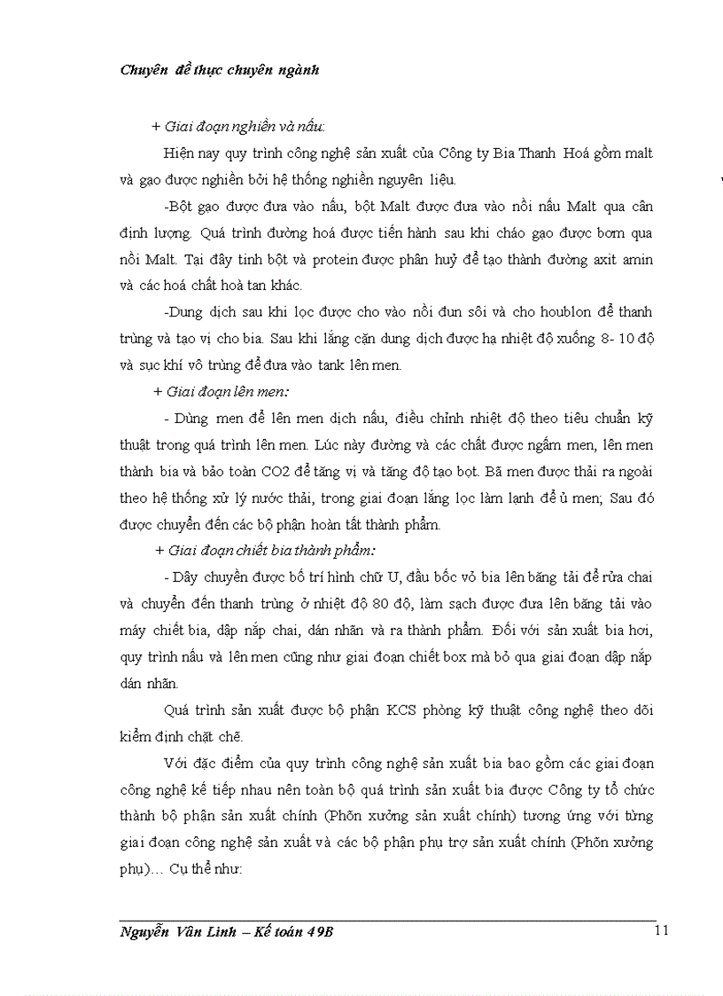 image for page Hoàn thiện kế toán chi phí sản xuất và tính giá thành sản phẩm tại Công ty Cổ phần Bia Thanh Hóa