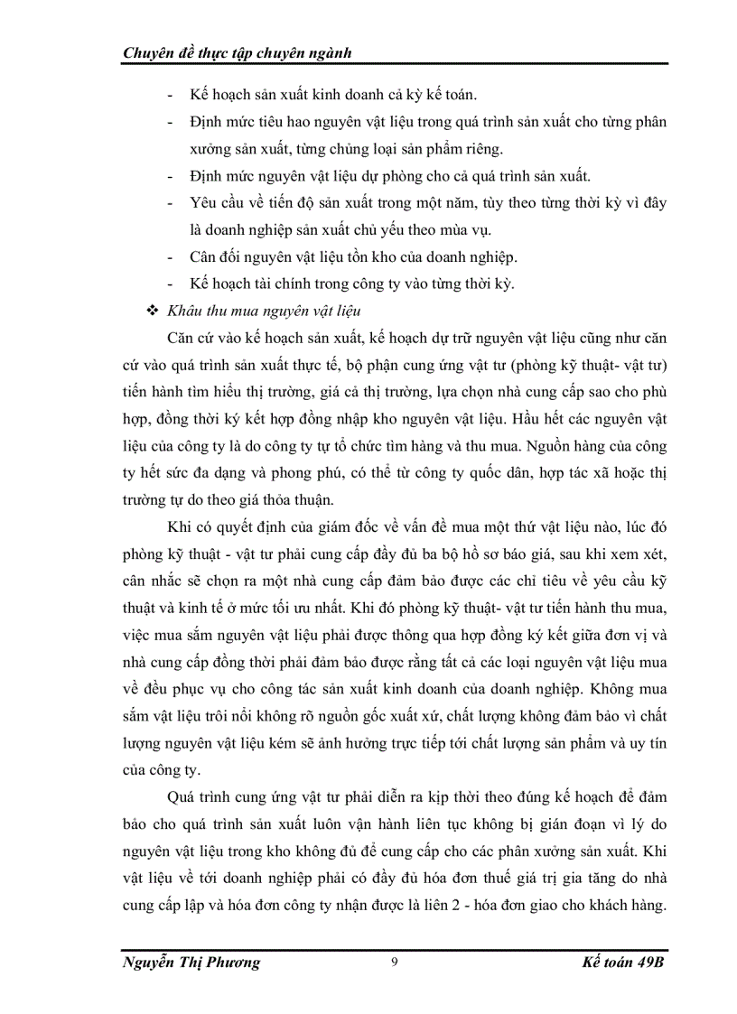 image for page Hoàn thiện kế toán nguyên vật liệu tại công ty cổ phần Tràng An