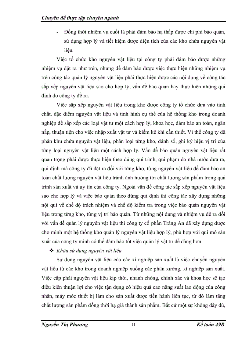 image for page Hoàn thiện kế toán nguyên vật liệu tại công ty cổ phần Tràng An