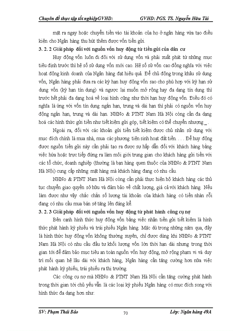 image for page Giải pháp tăng cường công tác huy động vốn tại chi nhánh ngân hàng nông nghiệp và phát triển nông thôn Nam Hà Nội