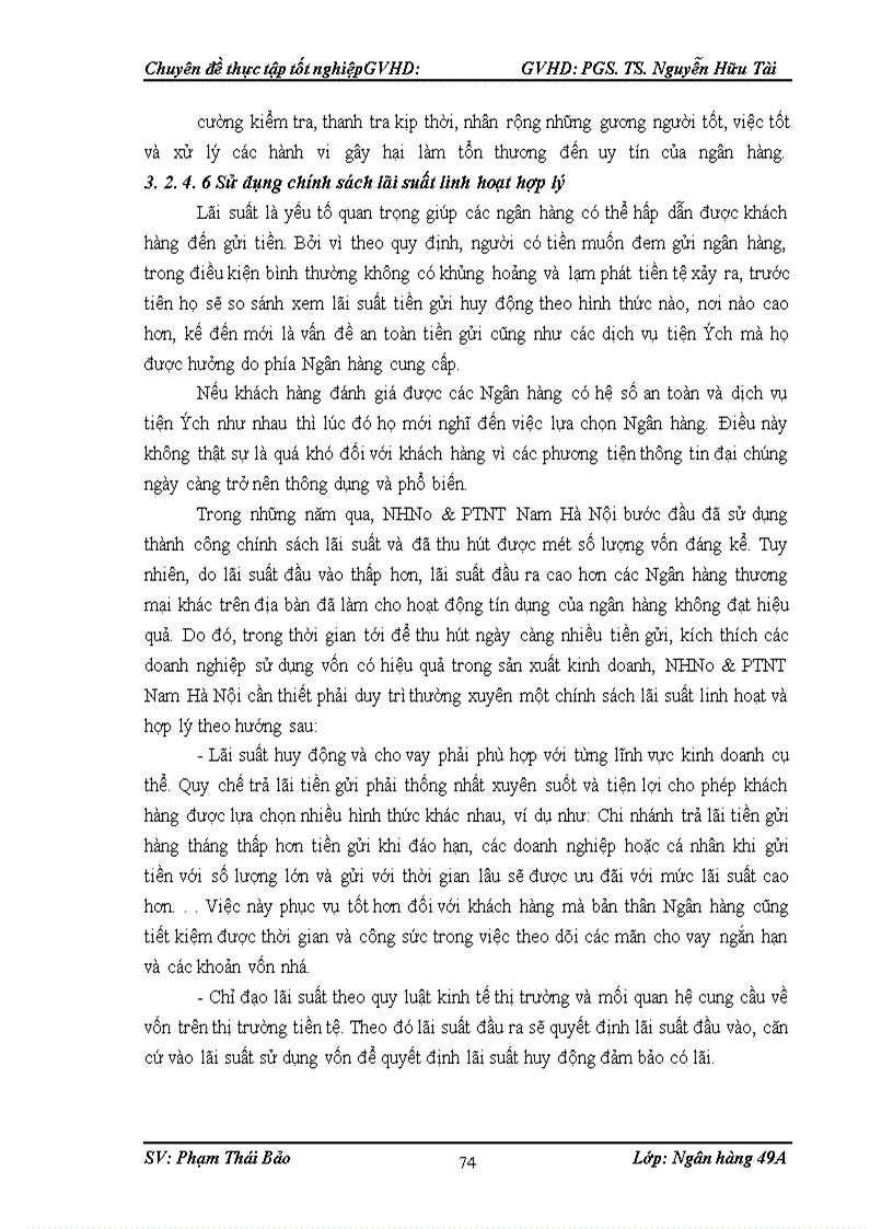 image for page Giải pháp tăng cường công tác huy động vốn tại chi nhánh ngân hàng nông nghiệp và phát triển nông thôn Nam Hà Nội