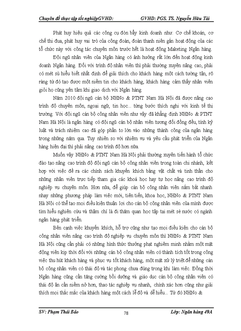 image for page Giải pháp tăng cường công tác huy động vốn tại chi nhánh ngân hàng nông nghiệp và phát triển nông thôn Nam Hà Nội