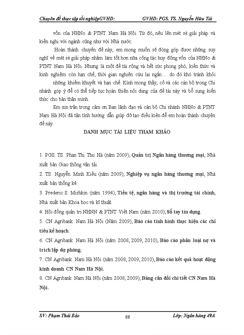 image for page Giải pháp tăng cường công tác huy động vốn tại chi nhánh ngân hàng nông nghiệp và phát triển nông thôn Nam Hà Nội