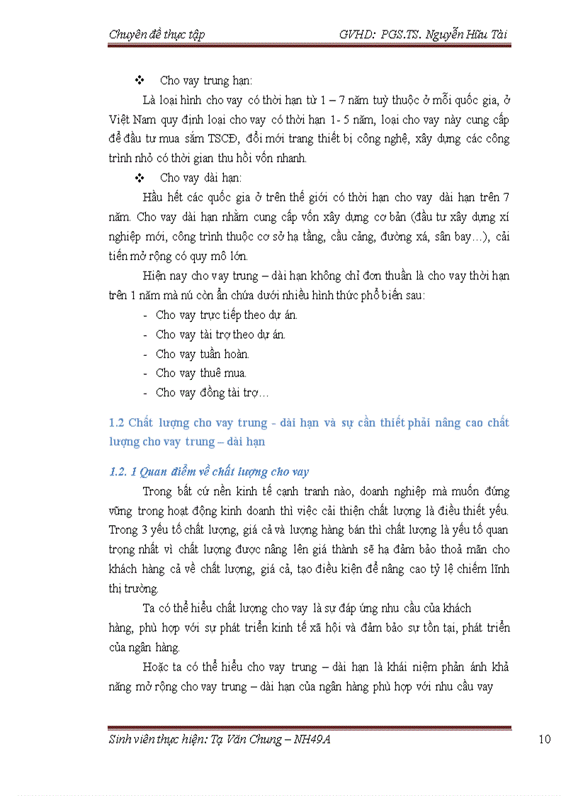image for page Giải pháp nâng cao chất lượng cho vay trung-dài hạn tại Chi Nhánh NHNN&PTNT Nam Hà Nội