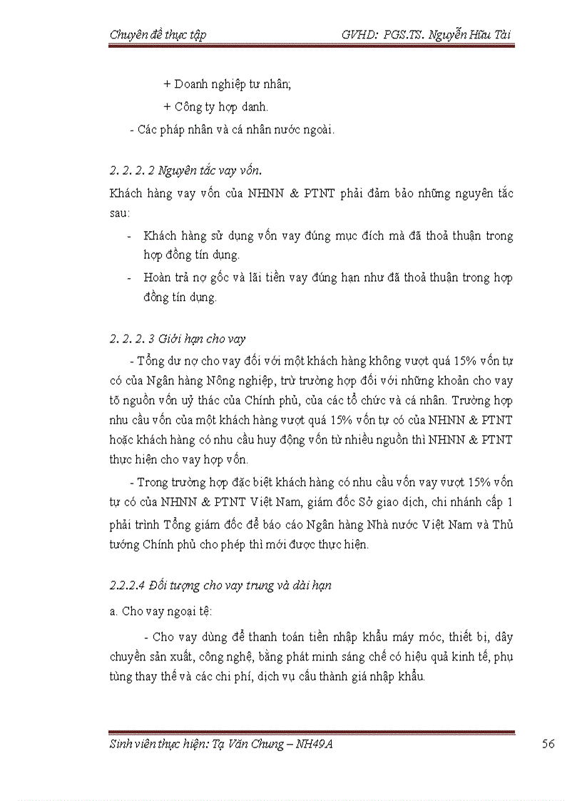 image for page Giải pháp nâng cao chất lượng cho vay trung-dài hạn tại Chi Nhánh NHNN&PTNT Nam Hà Nội