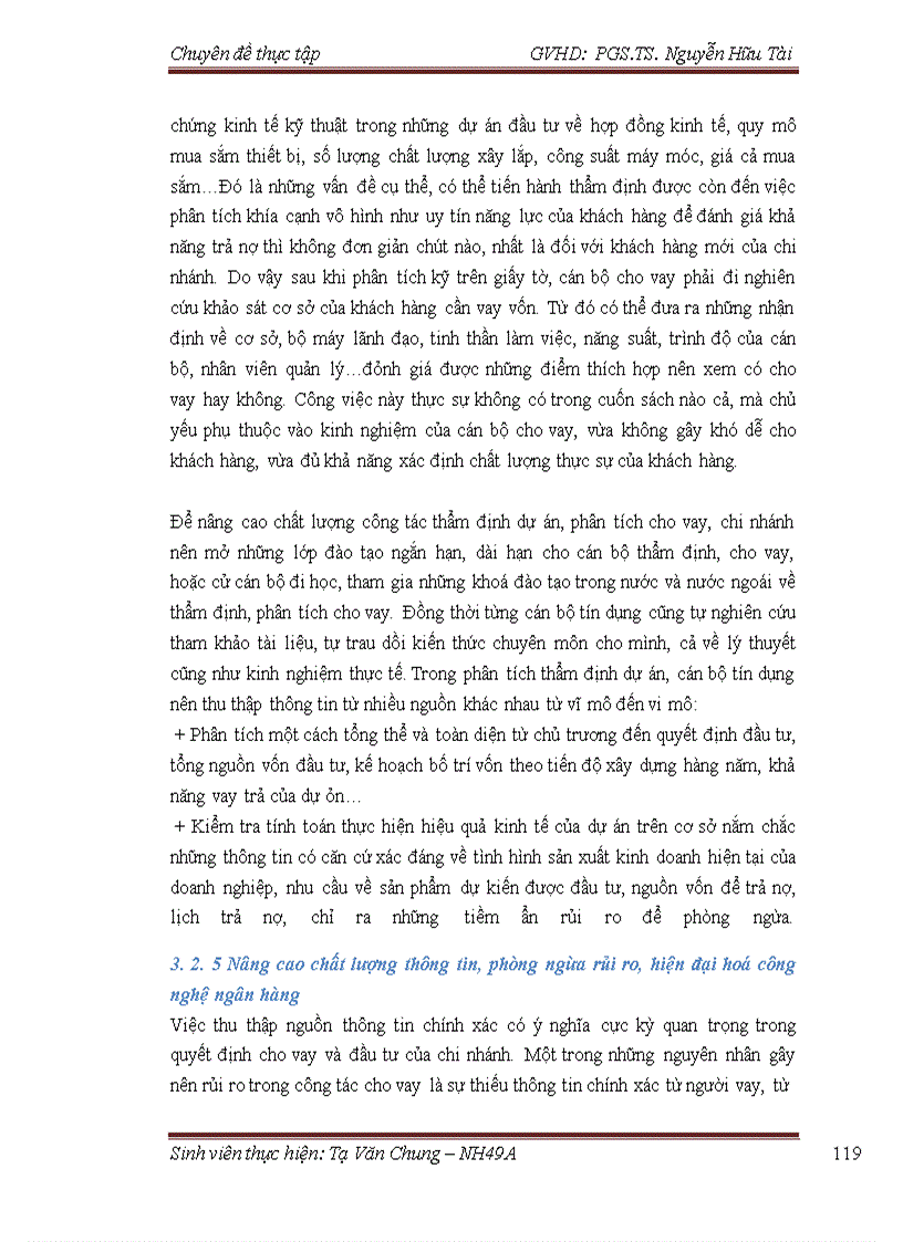 image for page Giải pháp nâng cao chất lượng cho vay trung-dài hạn tại Chi Nhánh NHNN&PTNT Nam Hà Nội