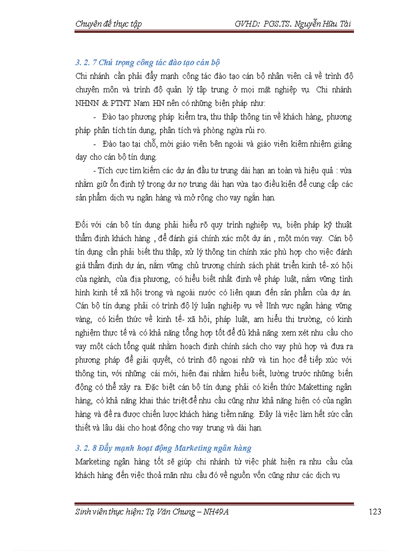 image for page Giải pháp nâng cao chất lượng cho vay trung-dài hạn tại Chi Nhánh NHNN&PTNT Nam Hà Nội