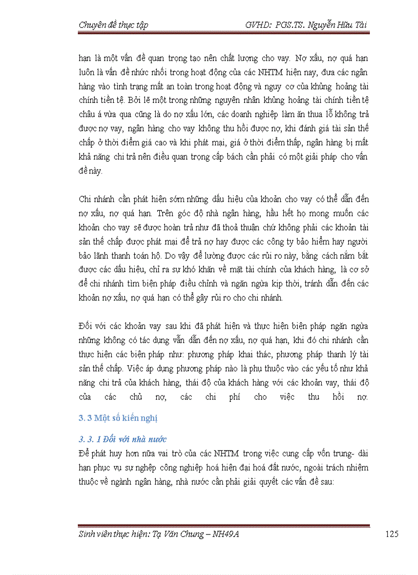 image for page Giải pháp nâng cao chất lượng cho vay trung-dài hạn tại Chi Nhánh NHNN&PTNT Nam Hà Nội