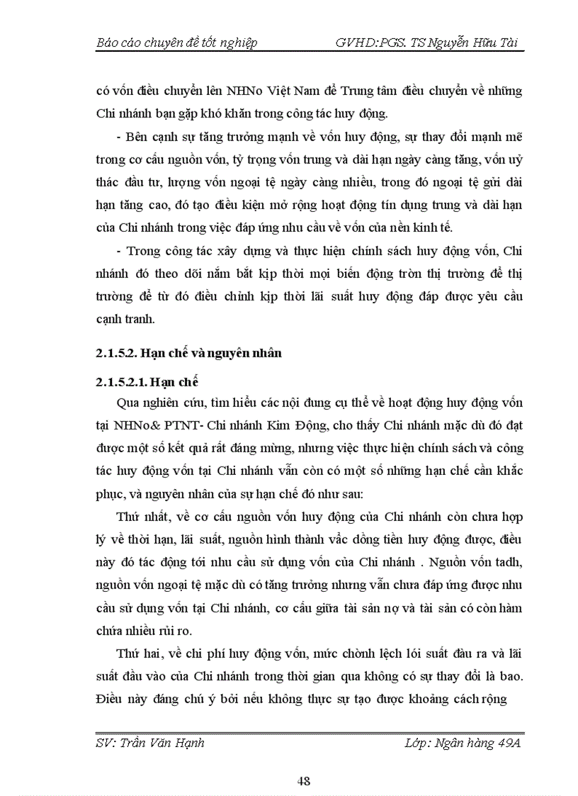 image for page Nâng cao hiệu quả huy động vốn tại ngân hàng nông nghiệp và phát triển nông thôn chi nhánh huyện Kim Động