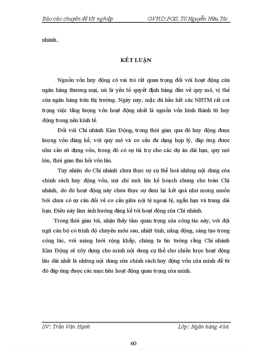 image for page Nâng cao hiệu quả huy động vốn tại ngân hàng nông nghiệp và phát triển nông thôn chi nhánh huyện Kim Động