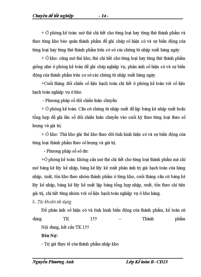 image for page Kế toán tiêu thụ thành phẩm và xác định kết quả tiêu thụ thành phẩm tại Công ty cổ phần Bánh kẹo Hải Hà