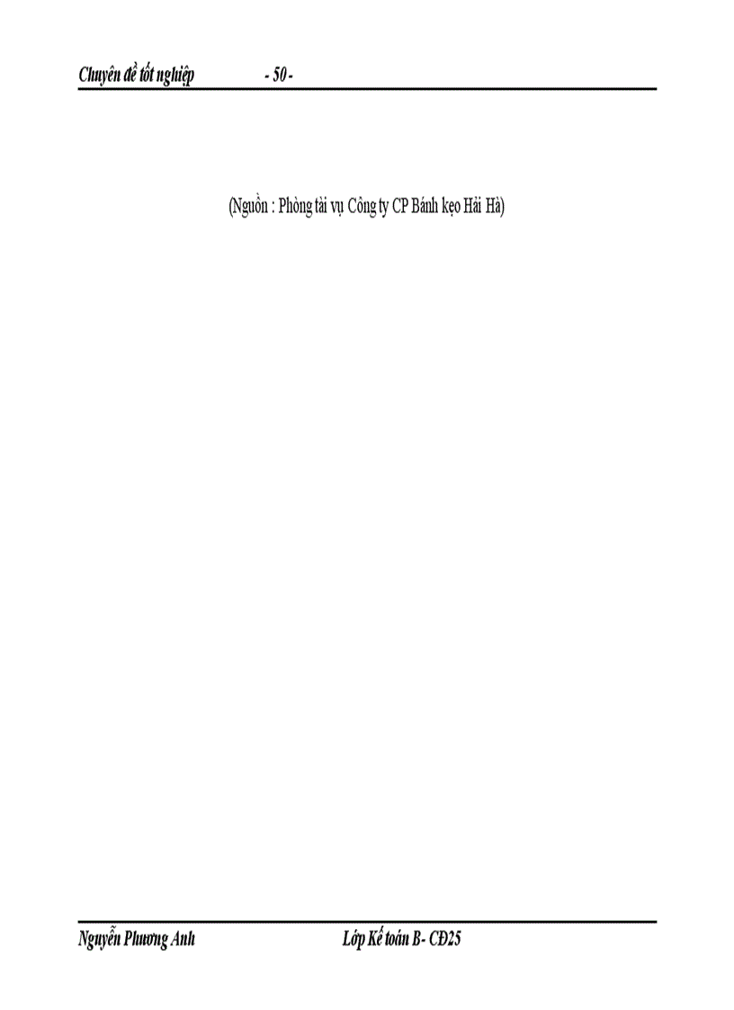 image for page Kế toán tiêu thụ thành phẩm và xác định kết quả tiêu thụ thành phẩm tại Công ty cổ phần Bánh kẹo Hải Hà