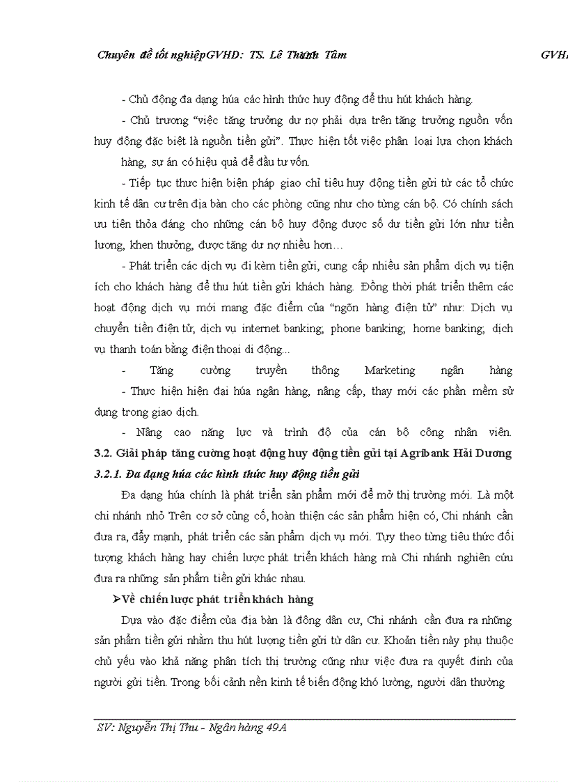 image for page Tăng cường huy động tiền gửi tại Ngân hàng Nông nghiệp và Phát triển Nông thôn - chi nhánh thành phố Hải Dương