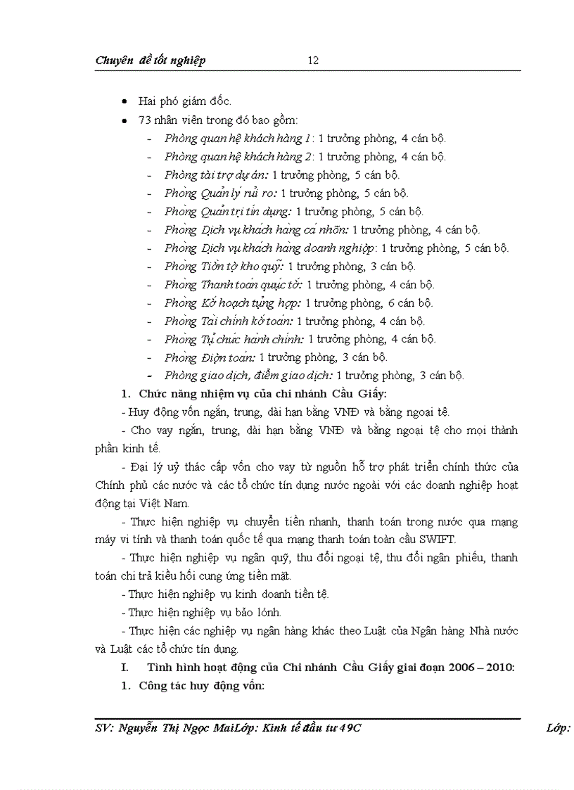 image for page Công tác thẩm định dự án vay vốn của Doanh nghiệp vừa và nhỏ tại Ngân hàng Đầu tư và Phát triển Việt Nam chi nhánh Cầu Giấy