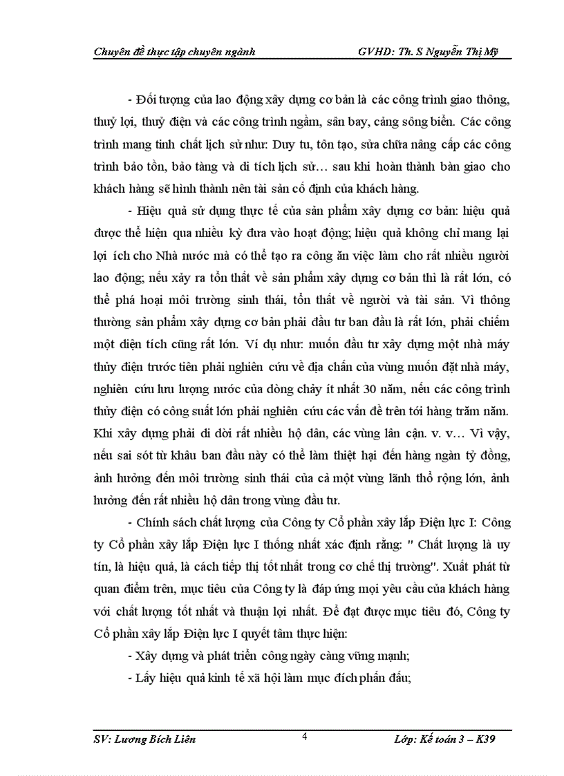 image for page Hoàn thiện công tác kế toán chi phí sản xuất và tính giá thành sản phẩm tại Công ty Cổ phần Xây lắp Điện lực I