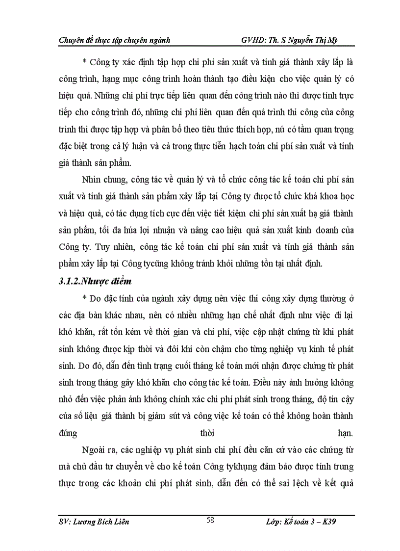 image for page Hoàn thiện công tác kế toán chi phí sản xuất và tính giá thành sản phẩm tại Công ty Cổ phần Xây lắp Điện lực I