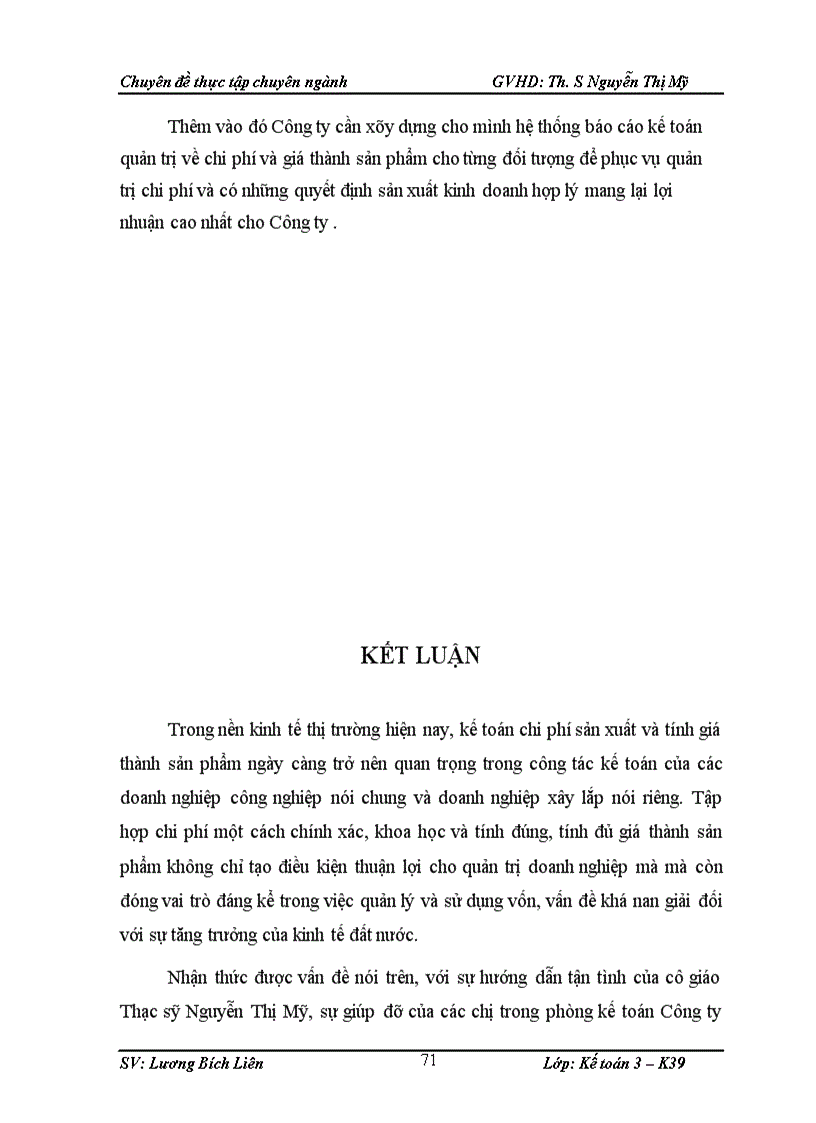 image for page Hoàn thiện công tác kế toán chi phí sản xuất và tính giá thành sản phẩm tại Công ty Cổ phần Xây lắp Điện lực I