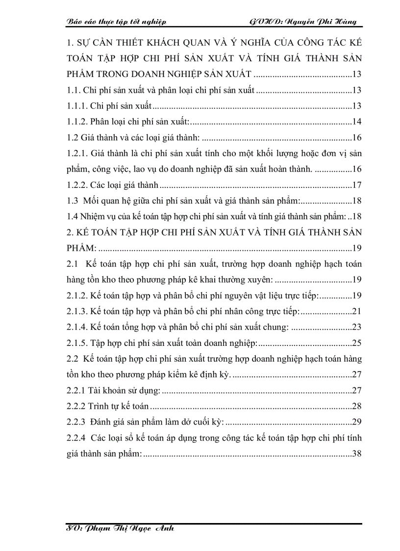 image for page Tổ chức kế toán tập hợp chi phí sản xuất và tính giá thành sản phẩm trong Công ty cổ phần sản xuất vật liệu xây dựng Triều Dương