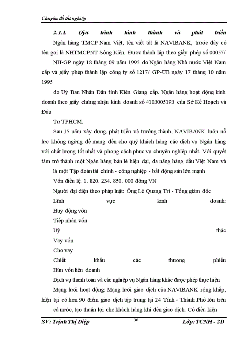 image for page Giải pháp nâng cao hiệu quả huy động vốn của Ngân hàng thương mại cổ phần NAM VIÊT_NAVIBANK