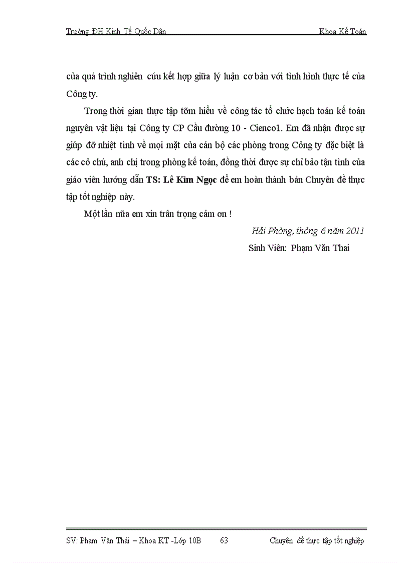 image for page Hoàn thiện kế toán nguyên vật liệu tại Công ty Cổ phần Cầu đường 10 – Cienco1