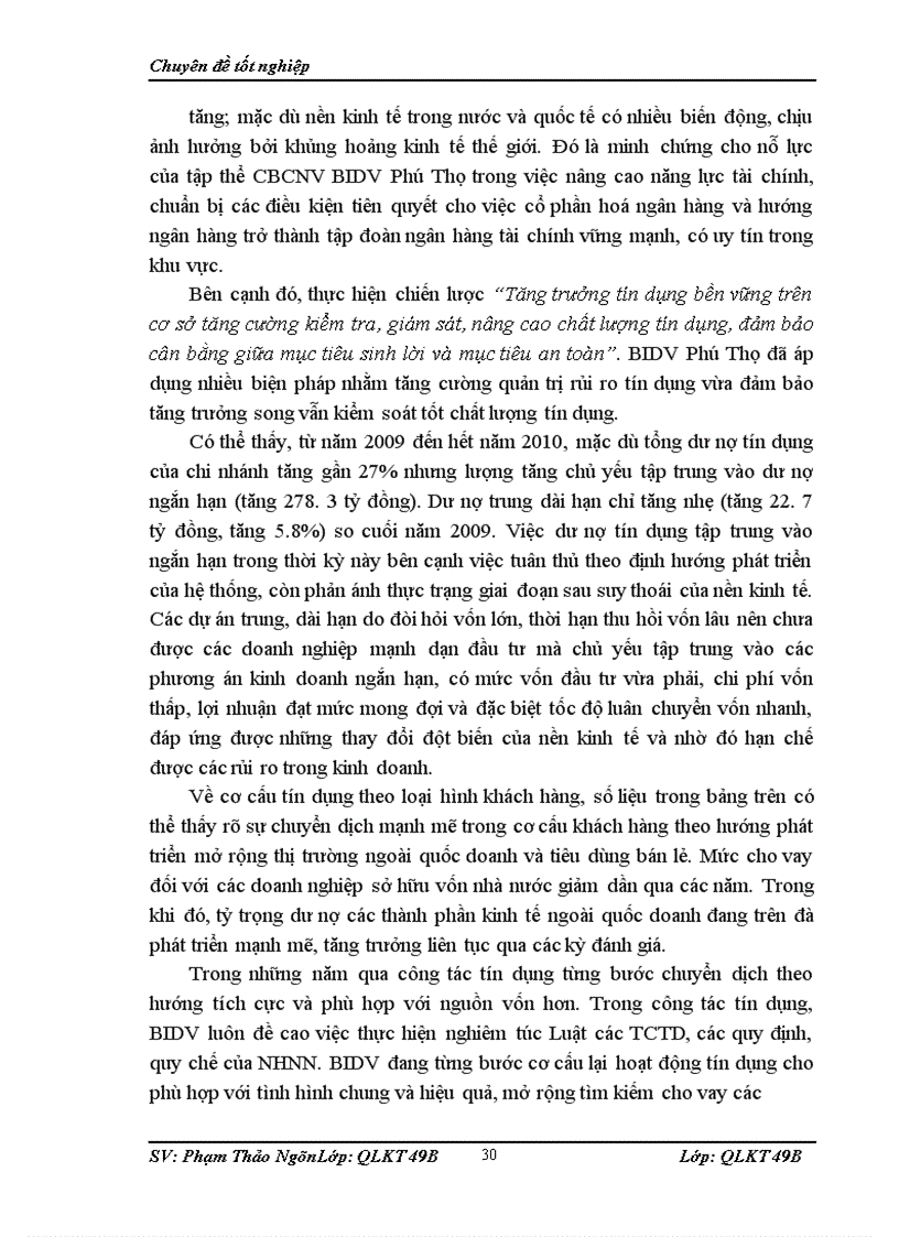 image for page Nâng cao chất lượng tín dụng trung và dài hạn tại ngân hàng đầu tư và phát triển việt nam – chi nhánh Phú Thọ