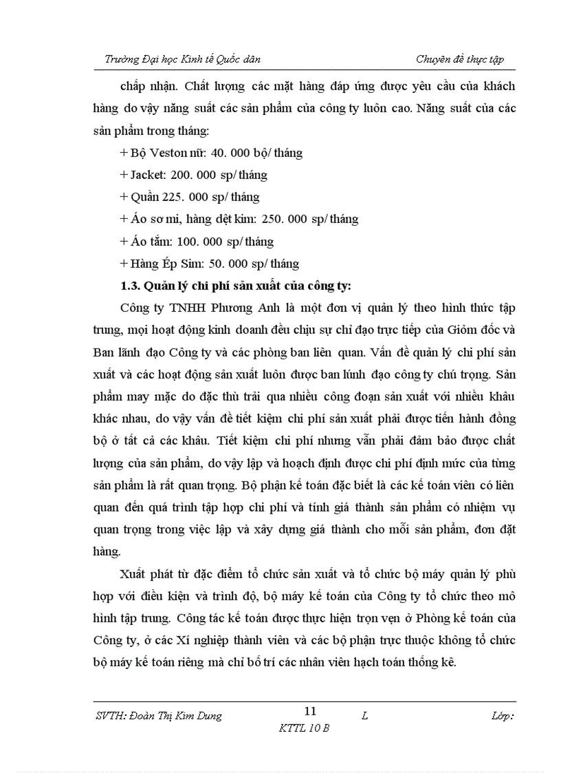 image for page Hoàn thiện Kế toán chi phí sản xuất và tính giá thành sản phẩm tại Công ty TNHH Phương Anh