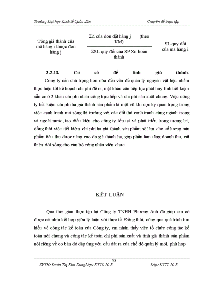 image for page Hoàn thiện Kế toán chi phí sản xuất và tính giá thành sản phẩm tại Công ty TNHH Phương Anh